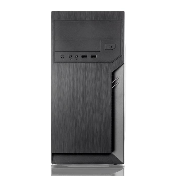 Корпус Foxline mATX, 1x5.25EXT, 1x3.5EXT, 2x3.5INT, 2xUSB2.0, HDA, w/o FAN, w/450W ATX PSU, w/1.2m FL-702-FZ450 FL-702-FZ450