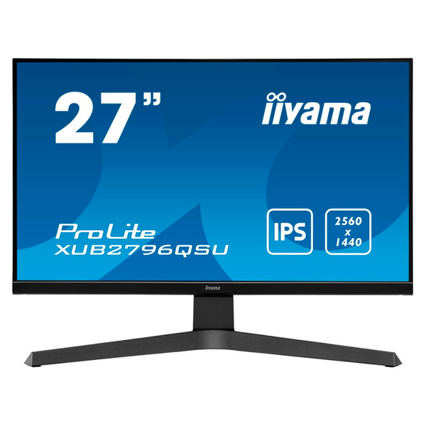 Монитор IIYAMA 27" ProLite 2560x1440@75Гц IPS LED 16:9 1ms HDMI DP 2*USB2.0 80M:1 1000:1 178/178 250cd HAS Pivot Tilt Swivel Speakers Black XUB2796QSU-B1 XUB2796QSU-B1 #2