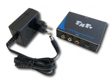 Конвертер ATEN Composite AV+S-Video=>HDMI, 3xRCA+MINIDIN4>HDMI, Female, DC 5V TNTV/TNT MMS-AVSH TNTV/TNT MMS-AVSH