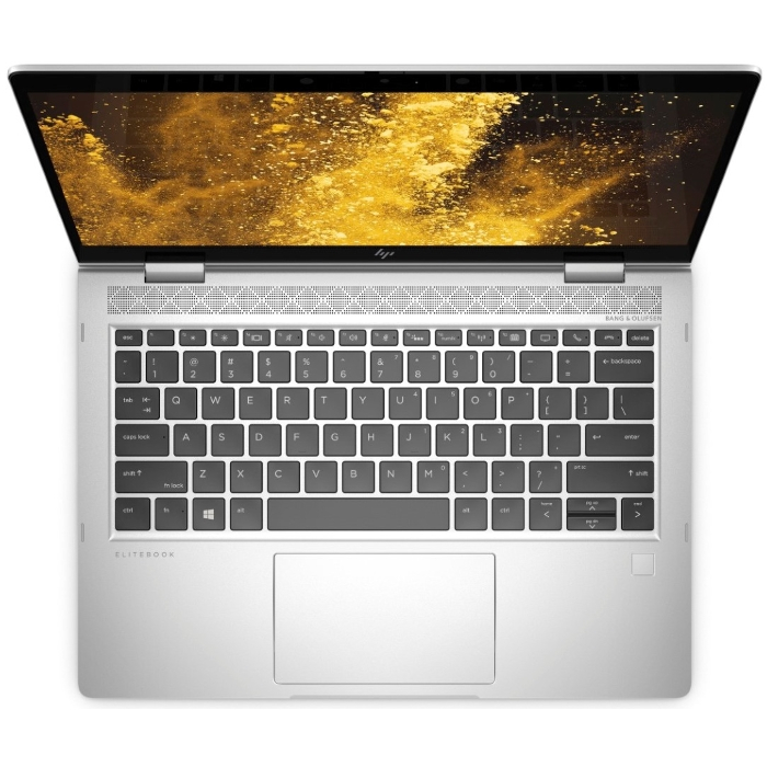 Ноутбук HP EliteBook x360 830 G5 Core i5-8250U 1.6GHz,13.3" FHD (1920x1080) IPS Touch IR ALS GG5,8Gb DDR4-2400(1),256Gb SSD,53Wh,FPR,B&O Audio,Pen,Kbd Backlit,1.35kg,3y,Silver,Win10Pro 5SR80EA 5SR80EA