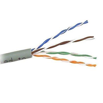 Кабель витая пара Lanmaster UTP, 4x2, кат 5E, 350Mhz, PVC, серый, 305 м LAN-5EUTP-GY LAN-5EUTP-GY