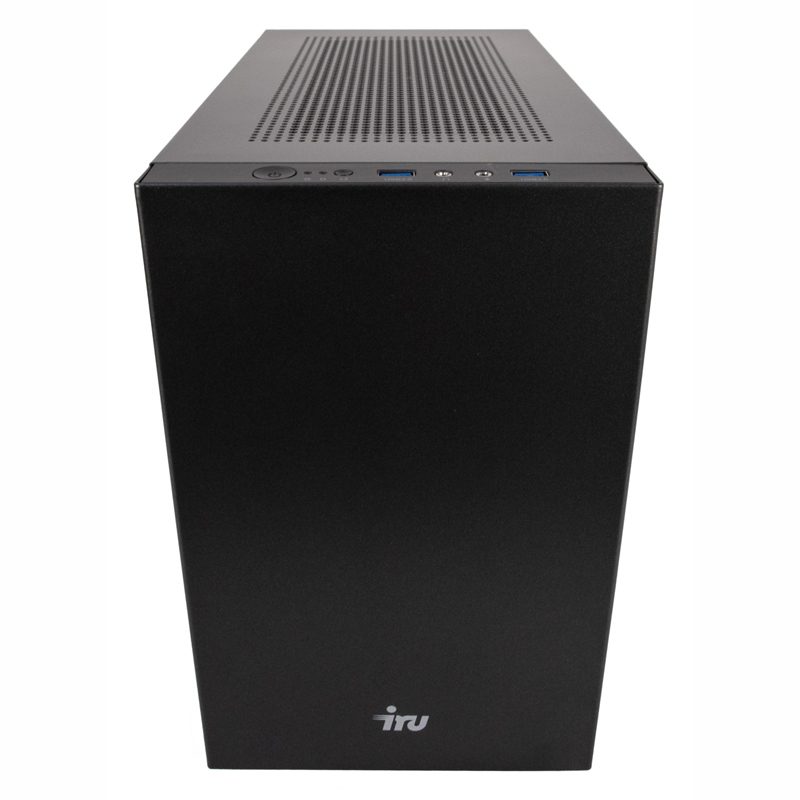 Персональный компьютер iRU Home 310H5GS MT i5 10400F (2.9) 16Gb SSD480Gb GTX1050Ti 4Gb Free DOS GbitEth 450W черный 1645010 1645010