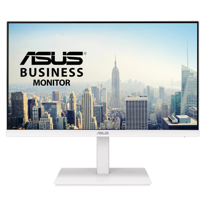 Монитор ASUS 23.8" (1920x1080), 16:9, IPS, 300 кд/м2, 1000:1, 5 мс, 75 Гц, по горизонтали: 178°, по вертикали: 178°, подключение: HDMI, DisplayPort, VGA, белый 90lm0562-b01170 VA24EQSB-W VA24EQSB-W