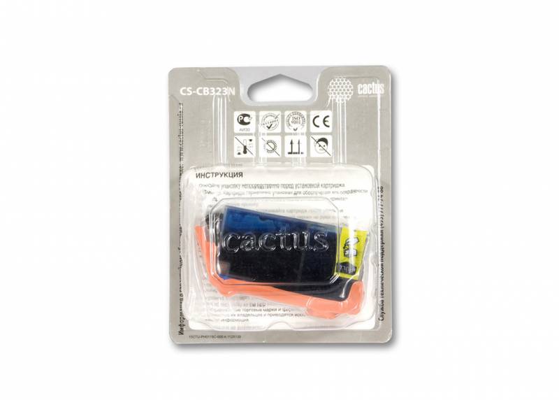 Картридж Cactus струйный CS-CB323N №178XL синий для HP PS B8553/C5383/C6383/D5463/5510 (14.6мл) CS-CB323N CS-CB323N