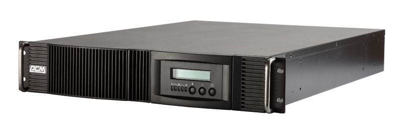 Источник бесперебойного питания Powercom Vanguard RM, On-Line, 2000VA/1800W, Rack, 8*IEC320 C13, LCD, Serial+USB, SmartSlot, подкл. доп. бата VRT-2000XL VRT-2000XL