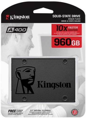 Твердотельный накопитель Kingston SSD 960GB SSDNow A400 SATA 3 2.5 SA400S37/960G SA400S37/960G