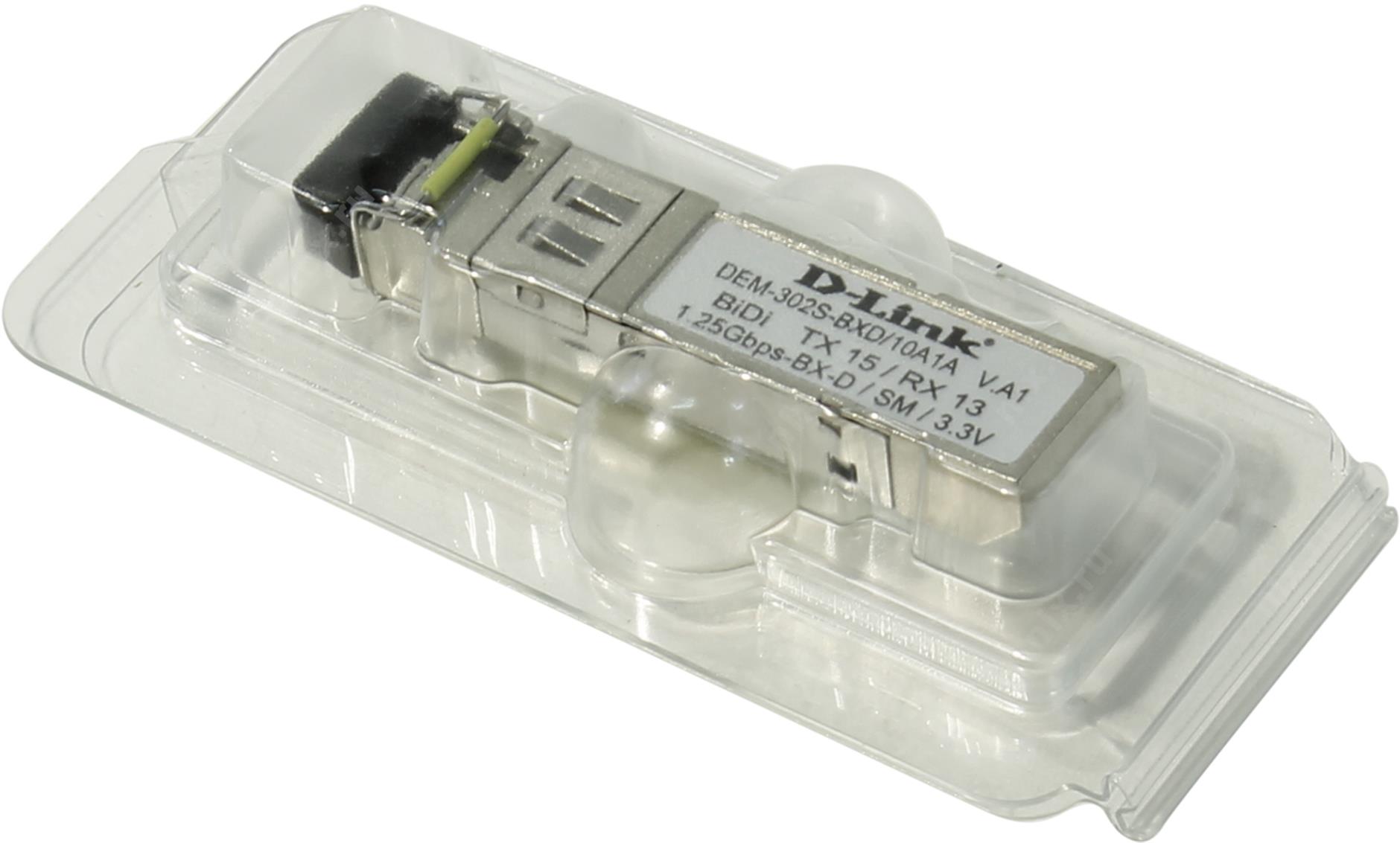 Трансивер D-Link WDM SFP Transceiver with 1 1000Base-BX-D port DEM-302S-BXD DEM-302S-BXD