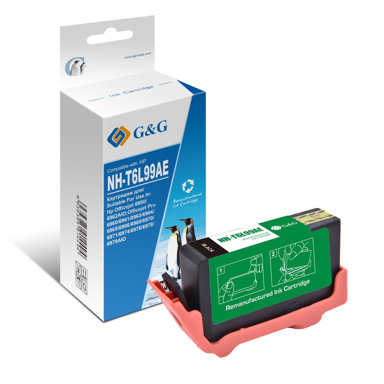 Картридж G&G струйный черный 903 для HP OJ Pro 6950/6960/6970 10ml NH-T6L99AE NH-T6L99AE