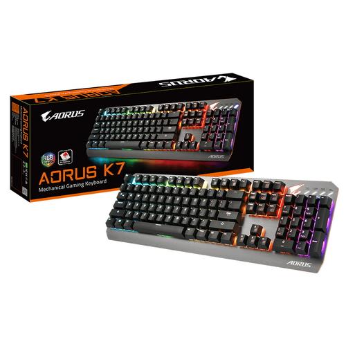 Клавиатура Gigabyte AORUS K7, USB KB/RU RED SW, RTL GK-AORUS K7-RU GK-AORUS K7-RU