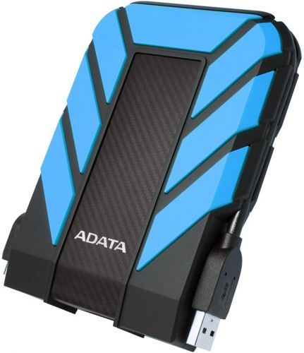 Внешний жёсткий диск ADATA AHD710P-2TU31-CBL 2Tb,USB 3.0,HD710Pro DashDrive,Durable,2.5",голубой AHD710P-2TU31-CBL AHD710P-2TU31-CBL