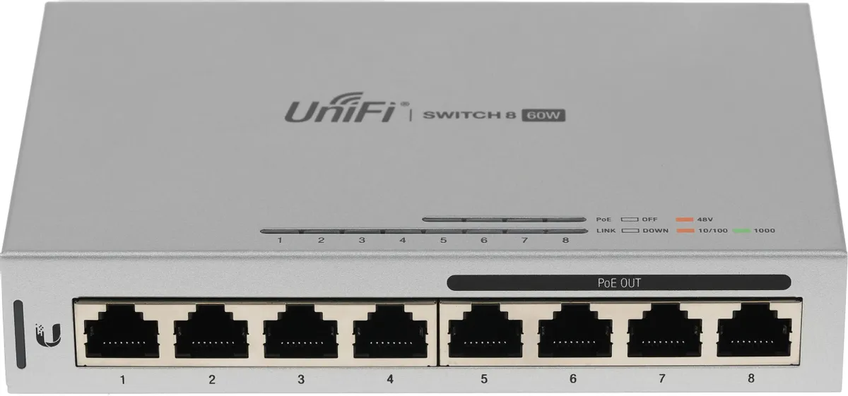 Коммутатор UniFi Switch US-8-60W электронное устройство US-8-60W US-8-60W