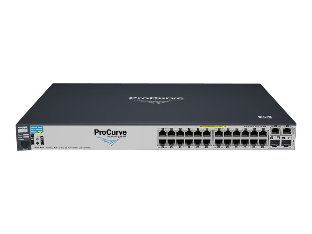 Коммутатор HPE L3 2610-24 (24 ports 10/100 + 2 10/100/1000 + 2 SFP J9085A J9085A
