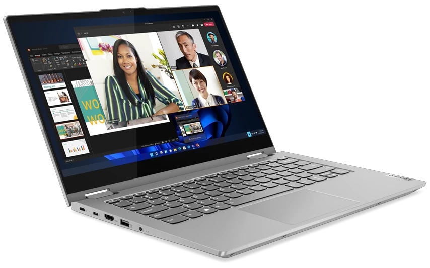 Ноутбук Lenovo 14.0'' ThinkBook 14s Yoga G2 IAP FHD(1920x1080) IPS/TOUCH/Intel Core i7-1225U 1.70GHz (Up to 4.70GHz) Duodeca/16GB/512GB SSD/Integrated/WiFi/BT5.1/FHD Web Camera/microSD/60Wh/8,3 h/1,5 kg/W11Pro/1Y/GREY 21DM000GRU 21DM000GRU #4