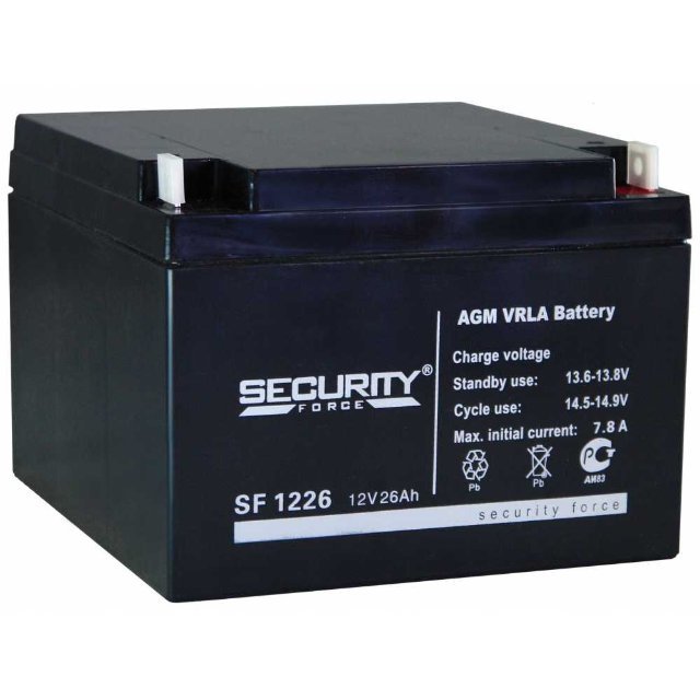 Батарея Delta Security Force, ОПС-серия 12В, 26Ач SF 1226 SF 1226