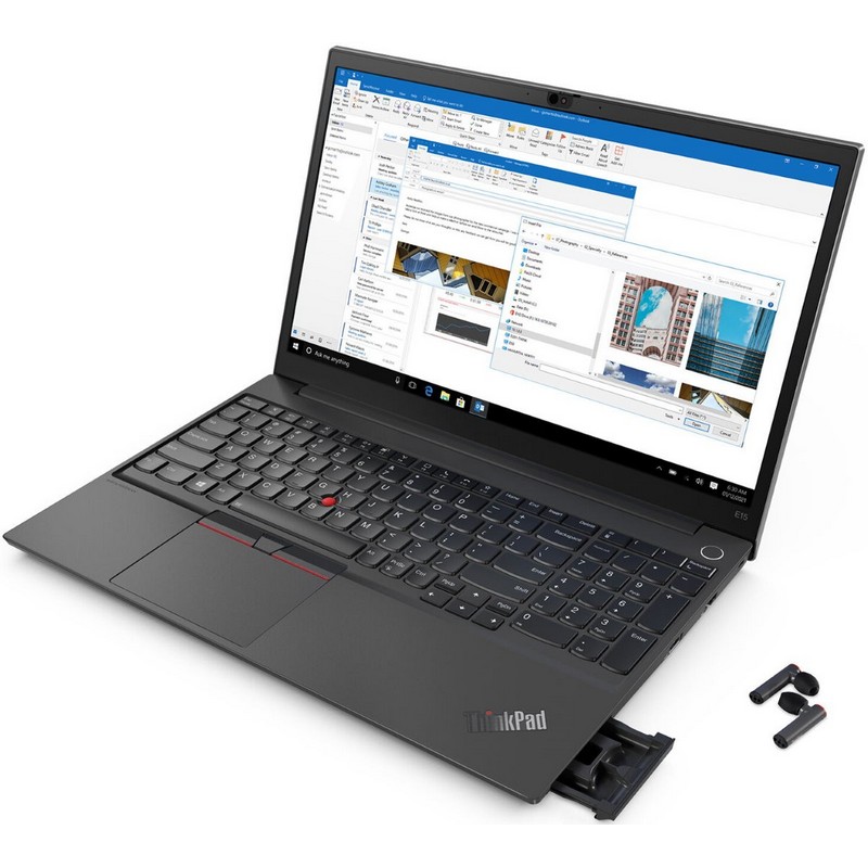 Ноутбук Lenovo ThinkPad E15 G3 AMD 15.6" FHD (1920x1080) IPS AG 300N, Ryzen 5 5500U 2.1G, 2x8GB DDR4 3200, 512GB SSD M.2, AMD Radeon Graphics, WiFi 6, BT, FPR, IR Cam, 3cell 57Wh, 65W USB-C, Win 10 Pro, 1Y CI 20YG004CRT 20YG004CRT