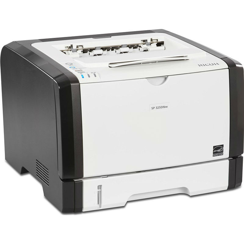 Принтер Ricoh SP 325DNw лазерный A4, 28 стр/мин, 1200x1200 dpi, 128 Мб, дуплекс, подача: 300 лист., вывод: 125 лист., Ethernet, USB, Wi-Fi 407978 407978