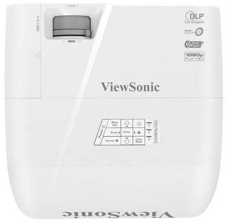 Проектор ViewSonic PJD7828HDL DLP, 1080p 1920x1080, 3200Lm, 22000:1, HDMI, MHL, 1x10W speaker, 3D Ready, lamp 10000hrs, White, 2.4kg VS16230 VS16230