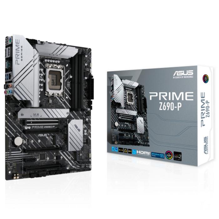 Материнская плата ASUS PRIME Z690-P LGA1700 Intel Z690 4xDDR5 ATX 2.5Gg RAID HDMI DP PRIME Z690-P PRIME Z690-P
