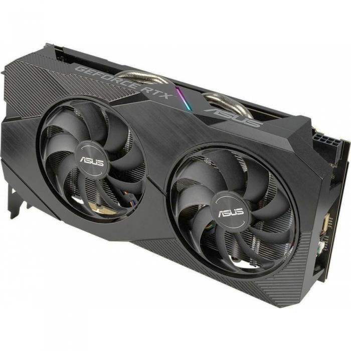 Видеокарта Asus RTX2060,DVI,HDMI*2,DP,6G,D6 RTL DUAL-RTX2060-6G-EVO DUAL-RTX2060-6G-EVO