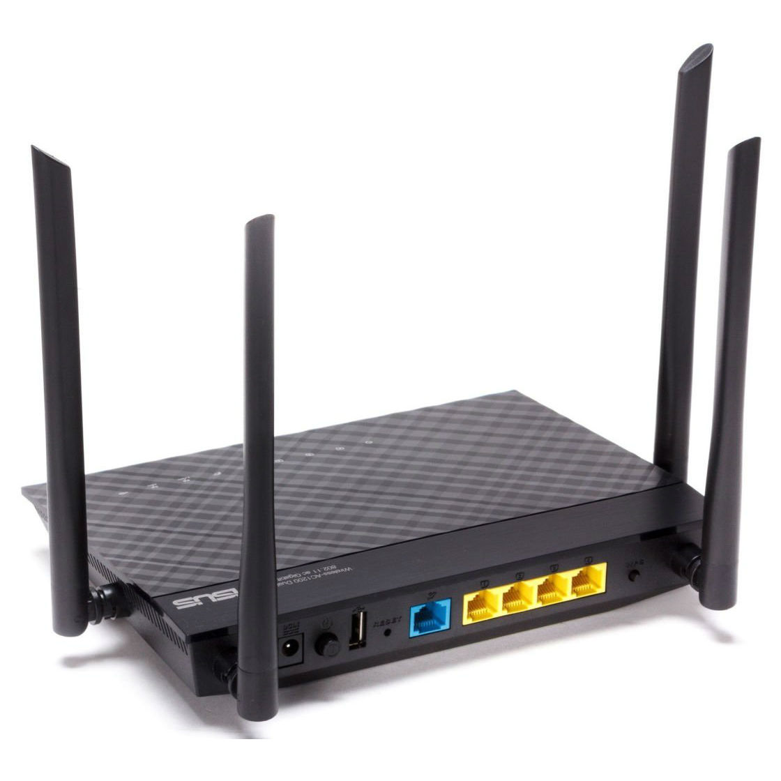 Маршрутизатор Asus  Wi-Fi 802.11ac (AC1200) с четырьмя внешними антеннами и средствами родительского контроля RT-AC57U RT-AC57U