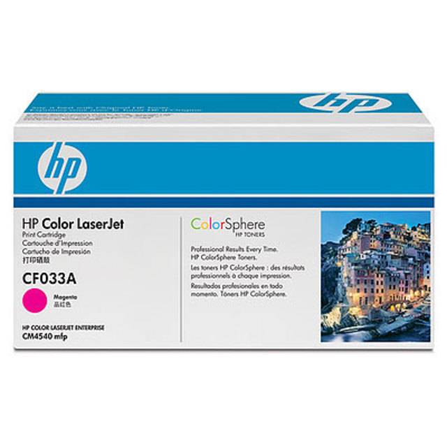 Тонер-картридж HP пурпурный для HP CM4540 (12500стр.) CF033A CF033A