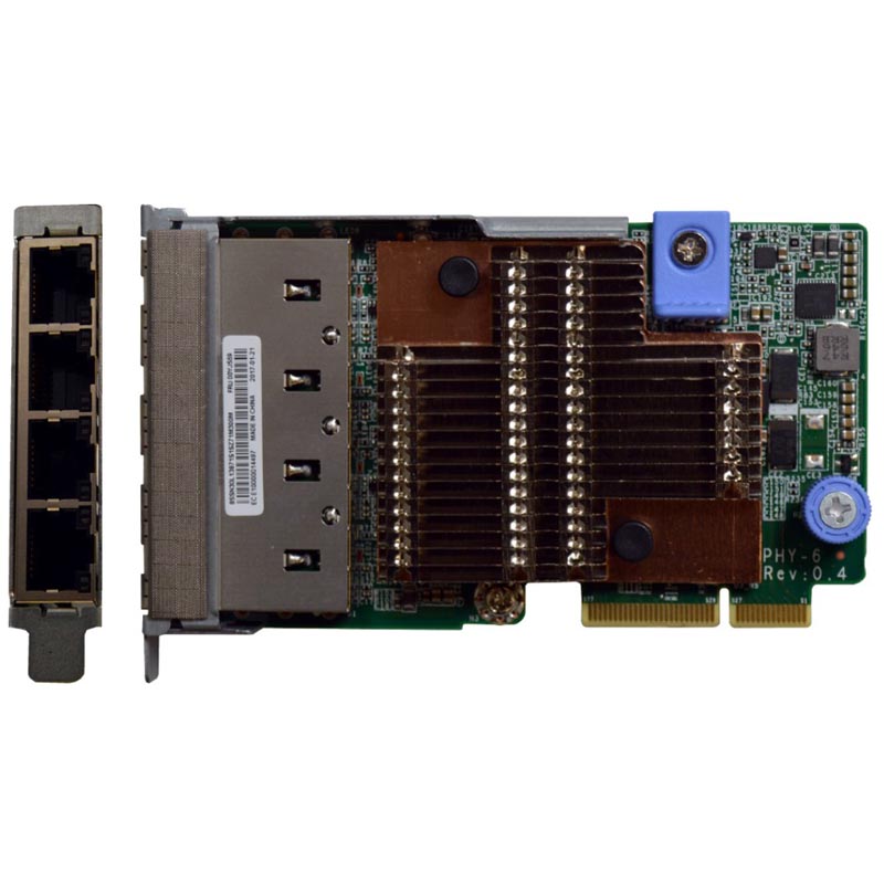 Сетевой адаптер Lenovo ThinkSystem 10Gb 4-port Base-T LOM (7ZT7A00549) 7ZT7A00549