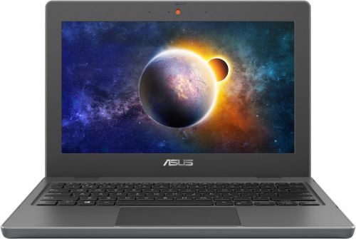 Ноутбук ASUS PRO BR1100FKA-BP0355R Pentium Silver N6000/4Gb/128Gb eMMC/11,6"HD Touch (1366 x 768) GL/1 x VGA/1 x HDMI /RG45/WiFi5/BT/Cam/Windows 10 Pro/1,4Kg/Dark Grey/MIL-STD 810G 90NX03A1-M06410 90NX03A1-M06410