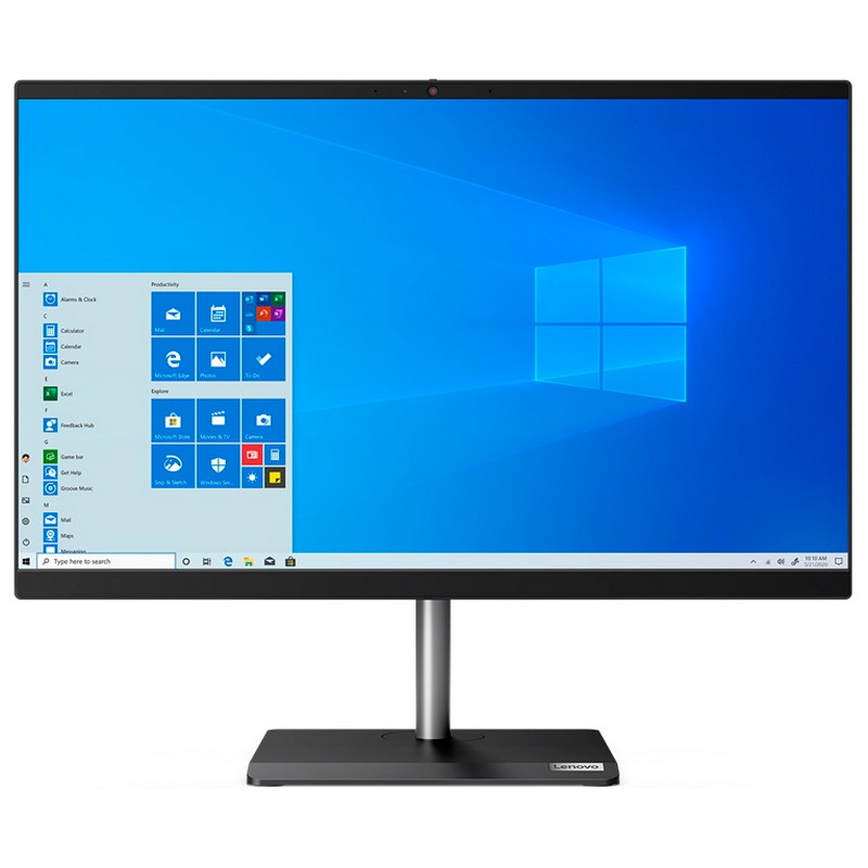 Моноблок Lenovo V30a-24IIL 23.8" Full HD i3 1005G1 (1.2)/8Gb/SSD256Gb/UHDG/DVDRW/CR/Windows 10 Professional 64/GbitEth/WiFi/BT/65W/клавиатура/мышь/Cam/черный 1920x1080 11LA0027RU 11LA0027RU