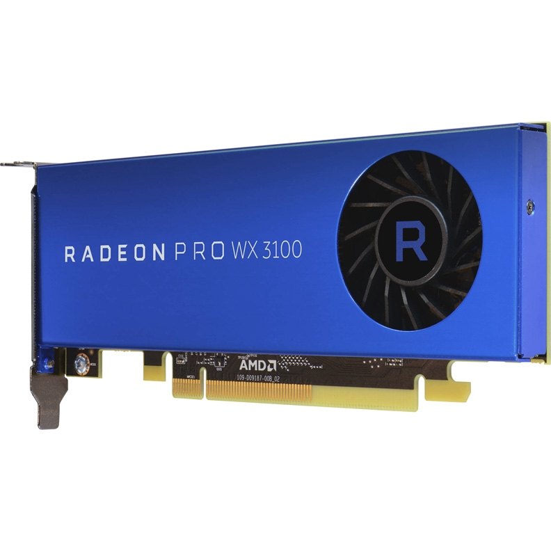 Видеокарта Dell 4GB Radeon Pro WX 3100 (DP, 2*mDP) Full Height 490-BDZW 490-BDZW