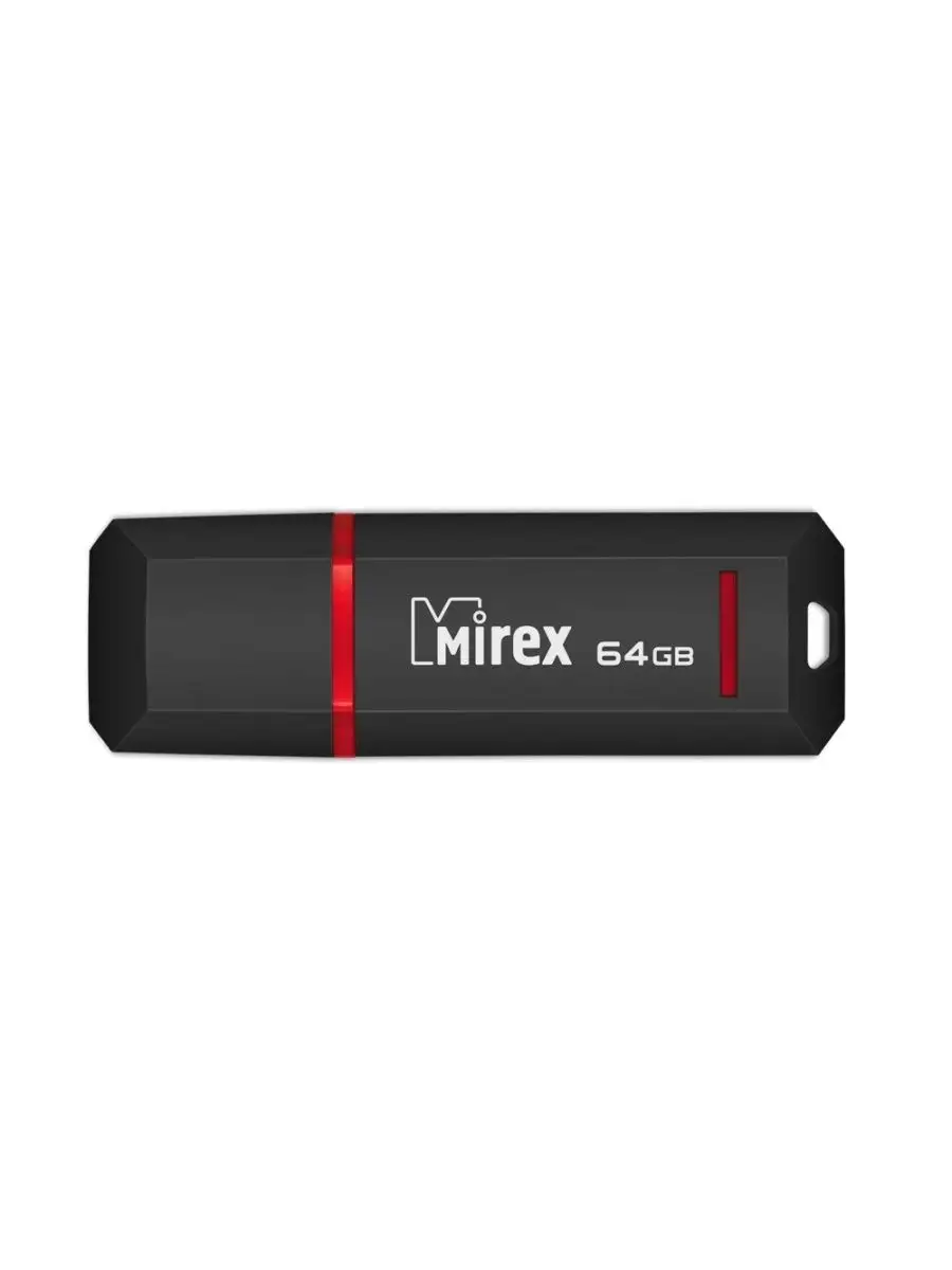 Флеш накопитель Mirex 13600-FMUKNT64 64GB,Knight,USB 2.0,черный 13600-FMUKNT64 13600-FMUKNT64