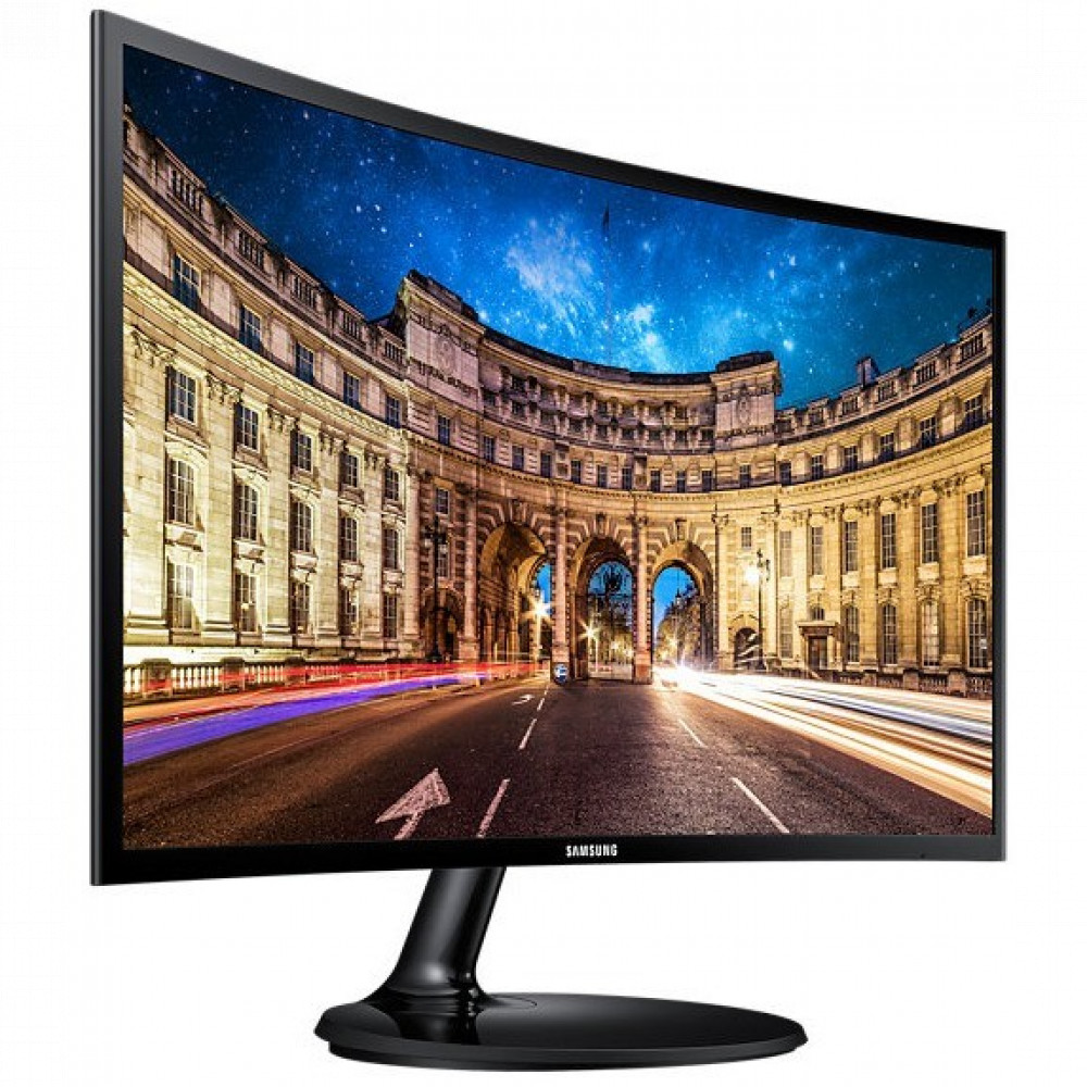 Монитор Samsung 23.5" C24F390FHR черный VA LED 4ms 16:9 HDMI матовая 3000:1 250cd 178гр/178гр 1920x1080 D-Sub FHD 3.3кг LC24F390FHRXEN LC24F390FHRXEN