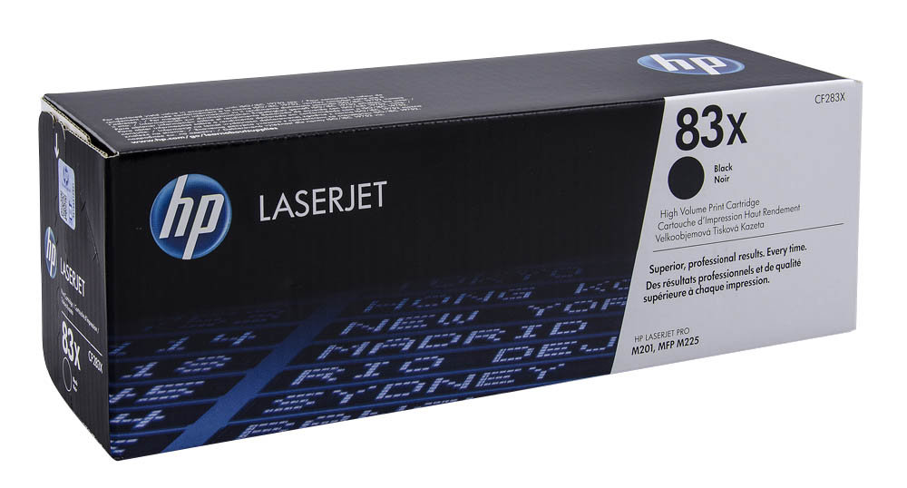 Картридж HP CF283X для HP LaserJet Pro MFP M201, MFP M225, черный (CF283X) CF283X