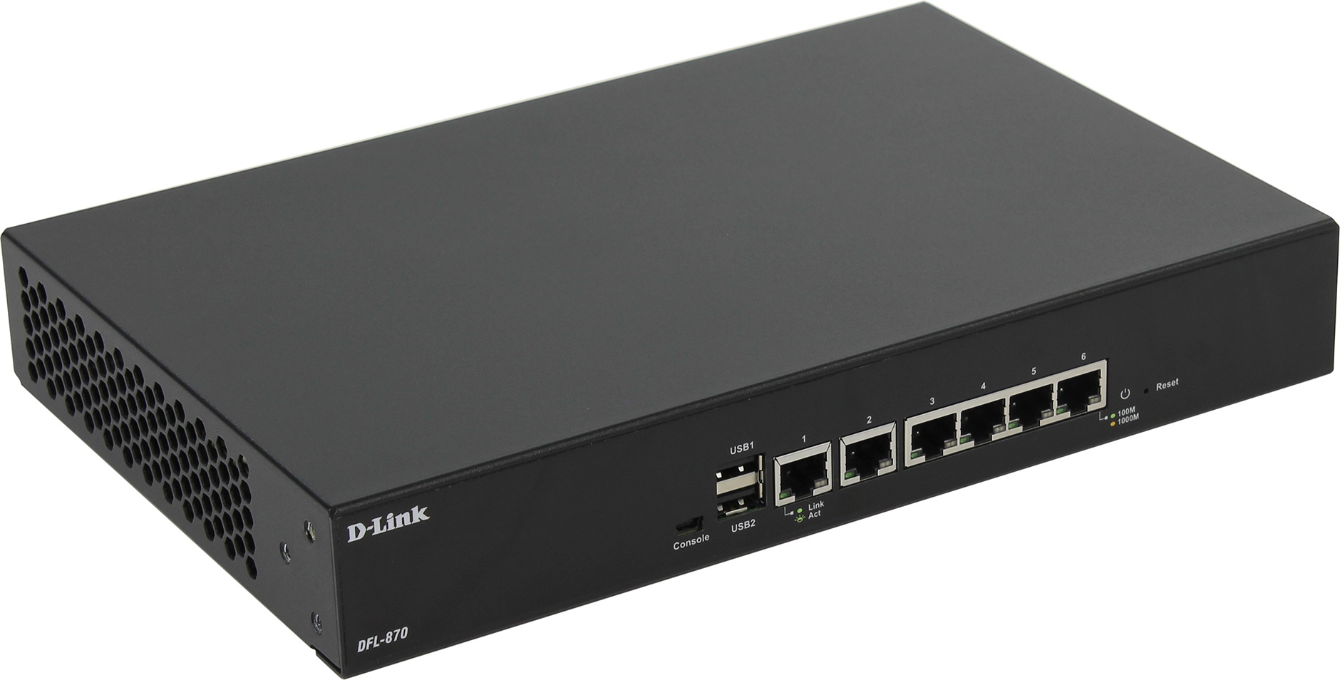 Межсетевой экран D-Link UTM NetDefend Firewall with 6 user-configurable 10/100/1000Base-T interfaces DFL-870 DFL-870