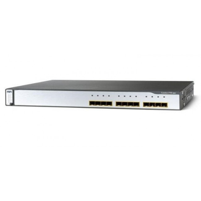 Коммутатор Cisco Catalyst Catalyst 3750 12 SFP Standard Multilayer Image (WS-C3750G-12S-S) WS-C3750G-12S-S