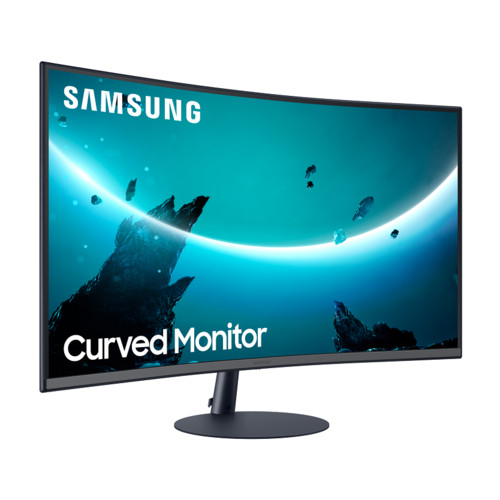 Монитор Samsung 31.5" C32T550FDI VA LED изогнутый 16:9 1920x1080 4ms 3000:1 250cd 178/178 D-Sub HDMI DP MM FreeSync 75Hz Tilt Dark Blue Grey LC32T550FDIXCI LC32T550FDIXCI