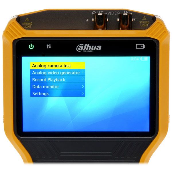 Тестер Dahua DH-PFM900-E экран 4 дюйма, питание POE и DC12В, 8-кратный цифровой зум DH-PFM900-E DH-PFM900-E