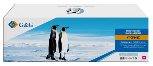 Тонер-картридж G&G пурпурный для НР LaserJet Color M254dw/nw, M280nw M281dn/fdw  (2500стр) NT-CF543X NT-CF543X