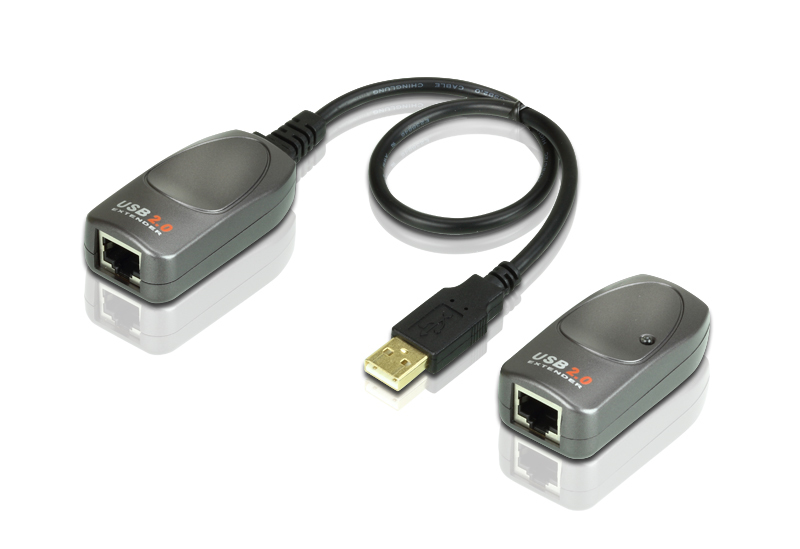Удлинитель ATEN USB 2.0, 60 м., 1xUTP Cat5e, USB A-тип, Male/Female, без шнуров, Б.П. 220> 5V, [ - Taiwan] UCE260-A7-G UCE260-A7-G