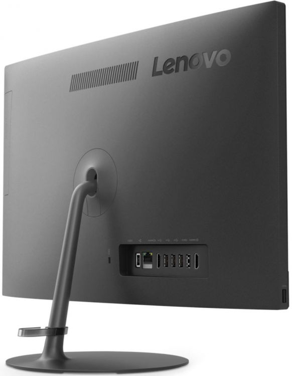 Моноблок Lenovo IdeaCentre AIO 520-24IKU Monitor stand  23.8"(1920x1080)/Intel Core i5 8250U(1.6Ghz)/8192Mb/1000Gb/DVDrw/Int:Intel HD Graphics 620/BT/WiFi/war 1y/6.17kg/black/DOS + Клавиатура, мышь F0D2008MRK