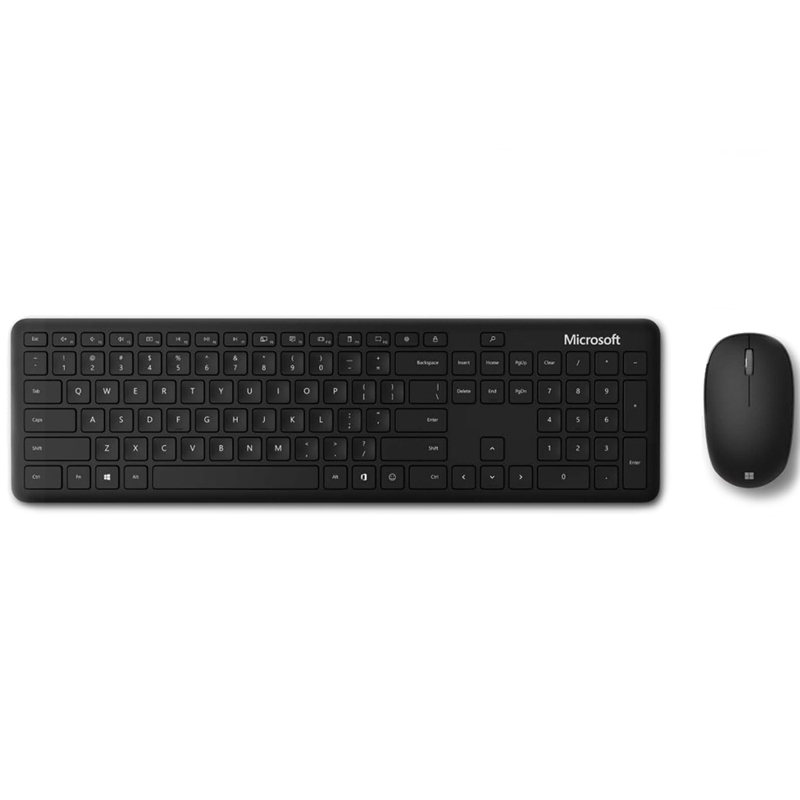 Комплект Microsoft  Клавиатура и мышь Microsoft Atom Bluetooth Desktop QHG-00011 черный беспроводная BT slim QHG-00011 QHG-00011