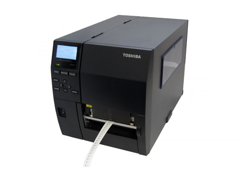 Принтер этикеток Toshiba B-EX4T3-HS12-QM-R 600 dpi, скорость печати - 6 дюймов/сек, ширина печати - 4 дюйма, интерфейсы - USB/Ethernet/RS-232, плоская головка - Flat Head. 18221168912 18221168912 #2