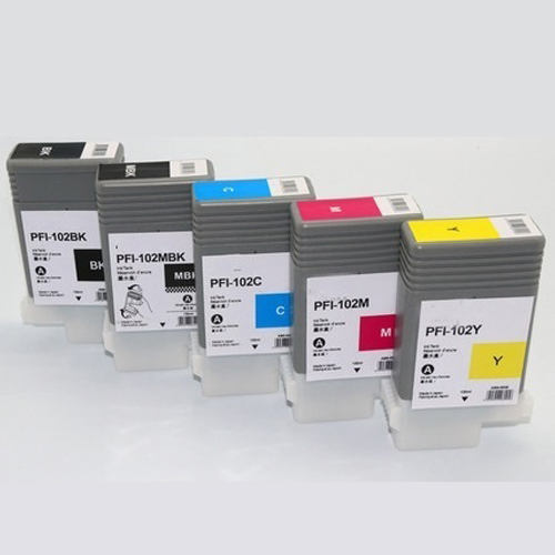 Комплект картриджей PFI-102 для Canon imagePROGRAF iPF605, iPF710, iPF750, iPF760, iPF765, iPF510, i PFI-102-C2D-130