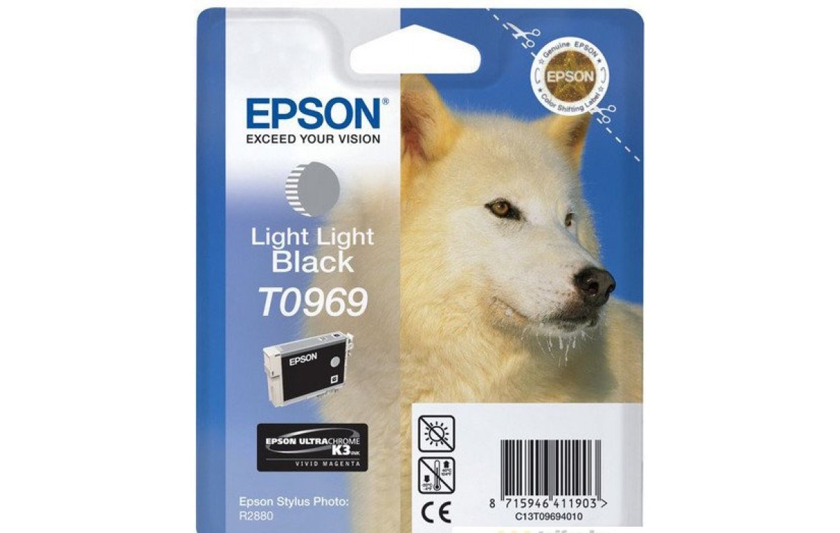 Картридж светло-серый T0969 для Epson Stylus Photo R2880 (6065 стр.) (C13T09694010) C13T09694010