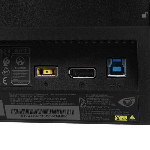 Монитор Lenovo 23.8" Tiny-in-One черный IPS LED 7ms 16:9 матовая 250cd 178гр, 178гр 1920x1080 DisplayPort FHD 7.5кг 10QYPAT1EU 10QYPAT1EU