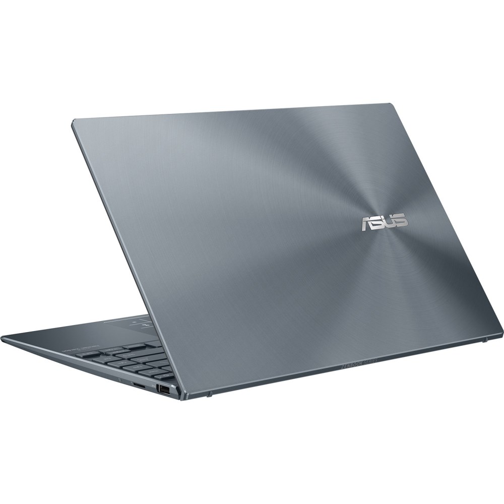Ноутбук ASUS UX325EA-EG117T +bag+cable 13.3"(1920x1080 (матовый) IPS)/Intel Core i7 1165G7(2.8Ghz)/16384Mb/512PCISSDGb/noDVD/Int:Intel Iris Xe Graphics/Cam/BT/WiFi/war 1y/1.11kg/Pine Grey/W10 + Support NumberPad / 90NB0SL1-M08490 90NB0SL1-M08490