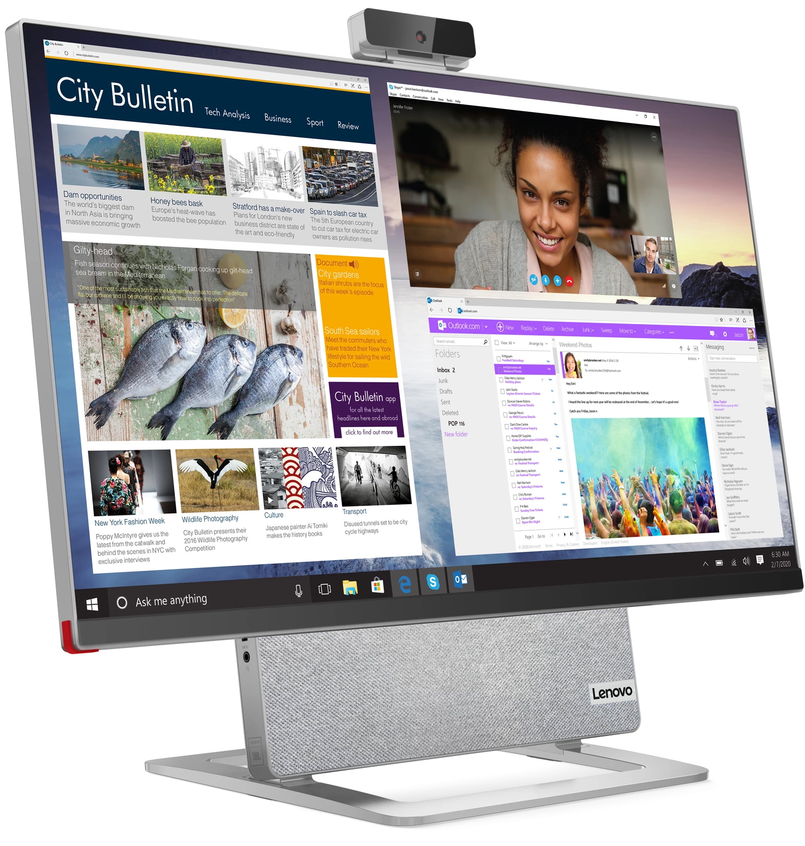 Моноблок Lenovo Yoga 7 27ACH6 27" UHD Ryzen 7 5800H (3.2) 16Gb SSD1Tb RGr CR noOS GbitEth WiFi BT 230W клавиатура мышь Cam темно-серый 3840x2160 F0G70032RK F0G70032RK
