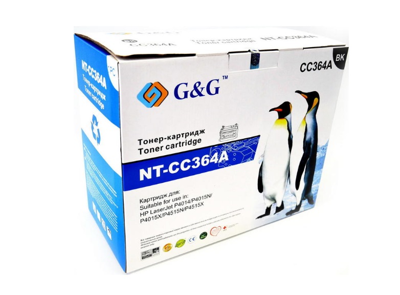 Тонер-картридж G&G для HP LaserJet P4014/P4015/P4515 (10000 стр) NT-CC364A NT-CC364A