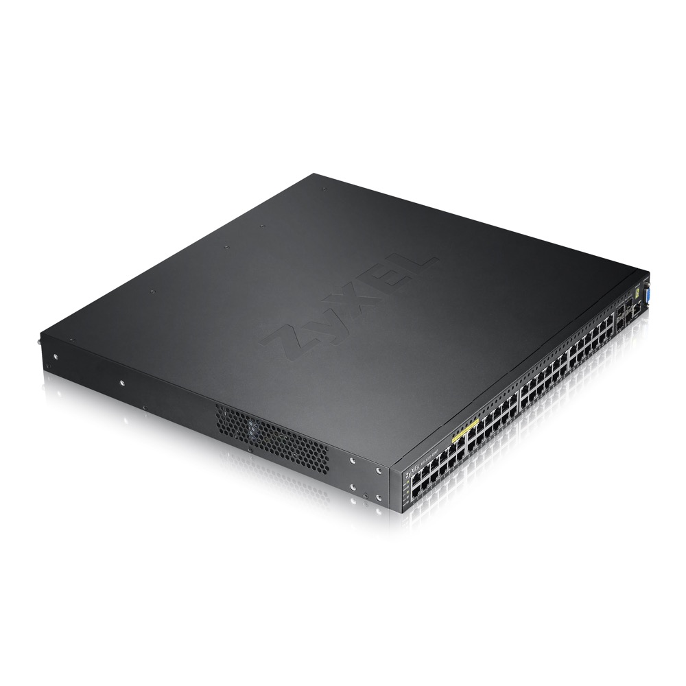 Коммутатор ZYXEL управляемый High PoE L2+ 48 Gigabit Ethernet и 4 слота 10G SFP+ XGS3700-48HP-ZZ0101F XGS3700-48HP-ZZ0101F