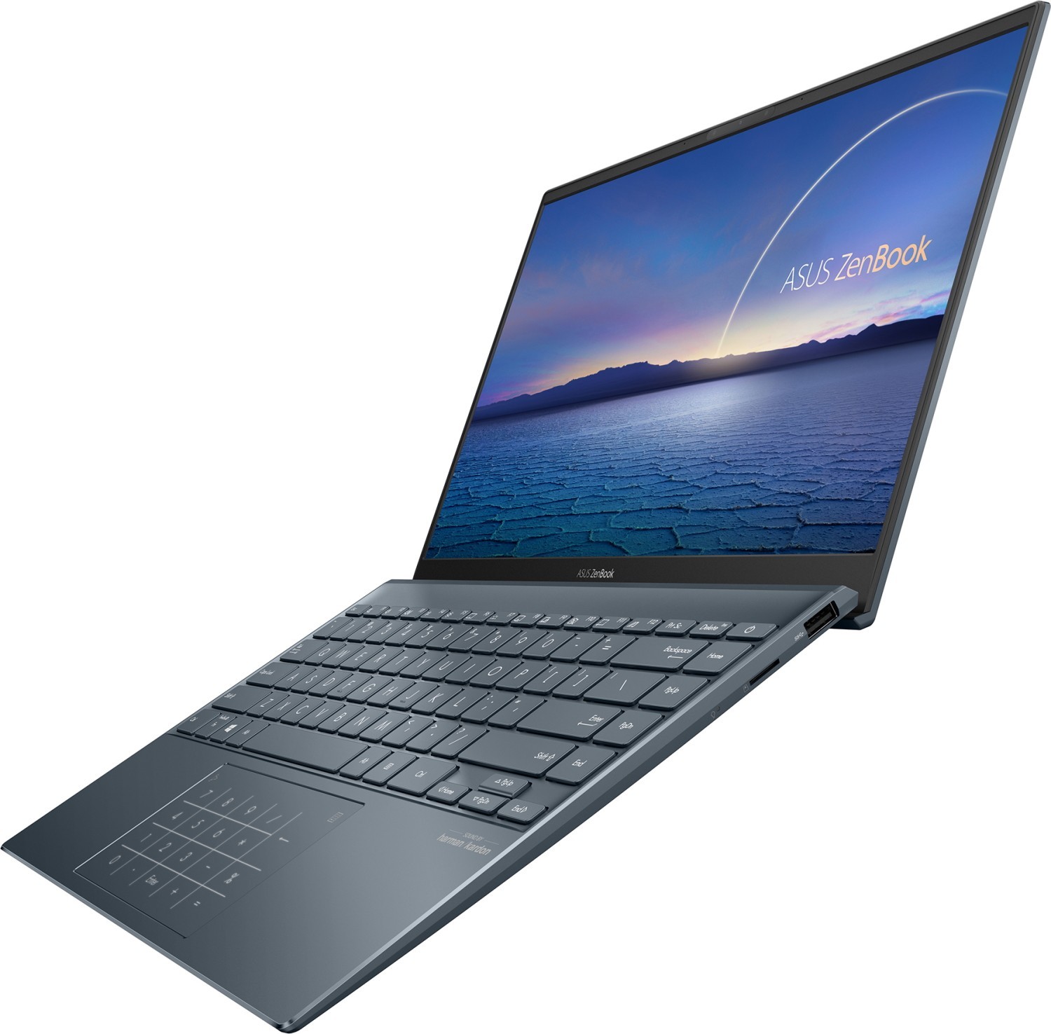 Ноутбук ASUS Zenbook 14 UX425EA-KI361T Intel Core i5-1135G7/8Gb LPDDR4X/512Gb SSD/14,0 FHD IPS AG 1920x1080/WiFi/BT/Numpad/Windows 10 Home/1.1Kg/Pine Grey/USB-C to audio jack adapter 90NB0SM1-M13690 90NB0SM1-M13690