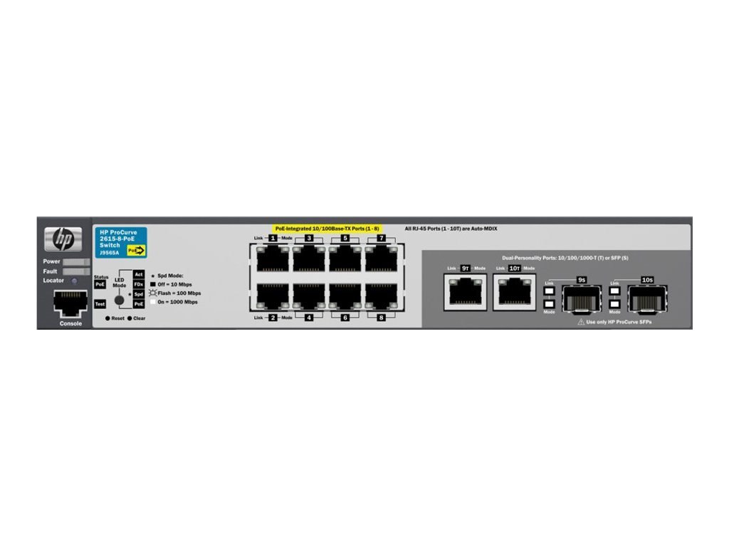 Коммутатор Aruba 2615 8 PoE Switch J9565A J9565A